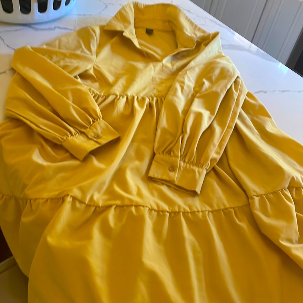 Lovely fall yellow dress, great preloved condition